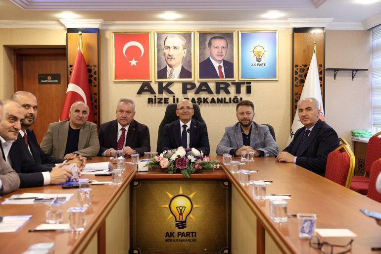 Bakan Şimşek Rizede ziyaretlerde bulundu