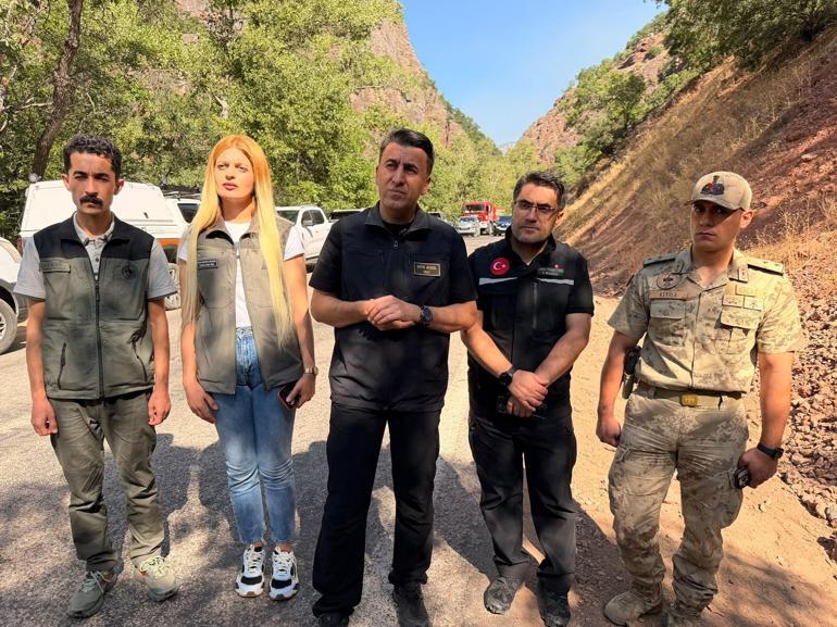 Munzur Vadisi Milli Parkındaki yangın kontrol altına alındı