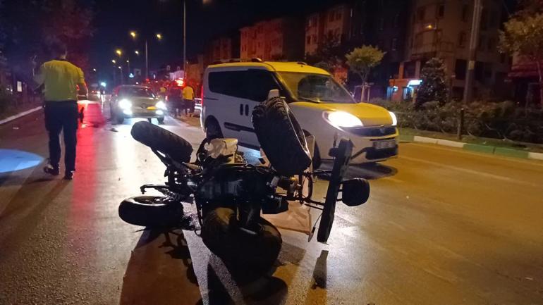 Bursada otomobil ile çarpışan ATVnin sürücüsü hayatını kaybetti