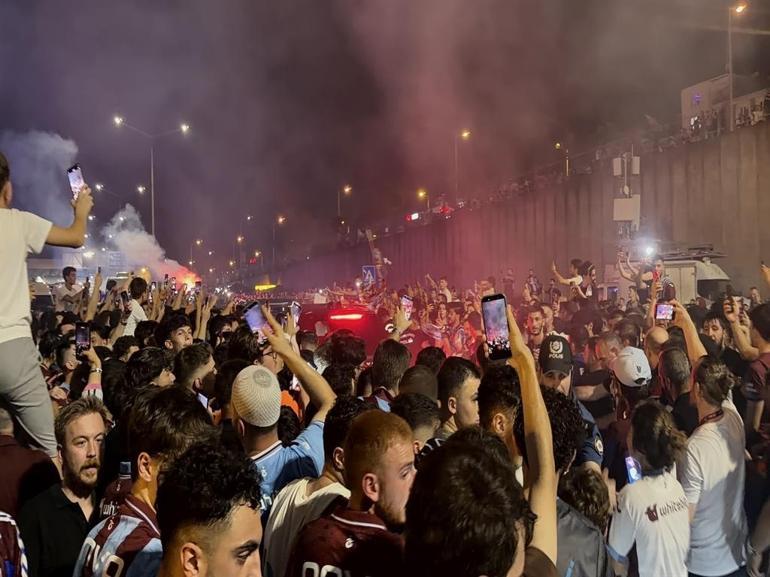 Trabzon’da Salah’a coşkulu karşılama