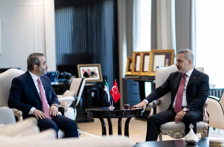 Bakan Fidan, Suriye Dışişleri Bakanı Şeybani ile görüştü