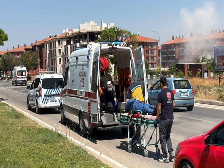 Kaza ihbarına giden polis aracına otomobil çarptı: 1’i polis, 1’i bekçi 6 yaralı