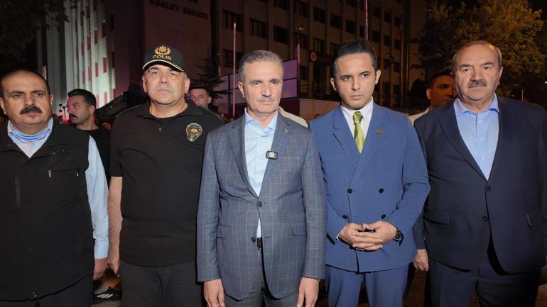 Erzurum Adliyesinin arşiv bölümünde yangın