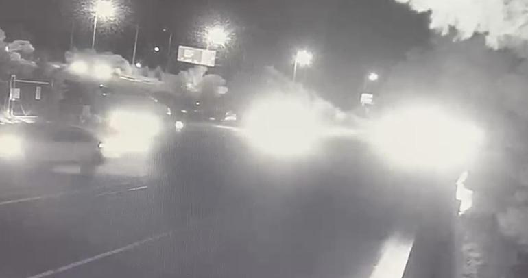 Otomobilin çarptığı yaya öldü; o anlar kamerada