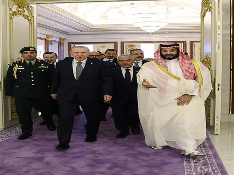 Cumhurbaşkanı Erdoğan, Suudi Arabistan Veliaht Prensi Muhammed Bin Selman ile görüştü