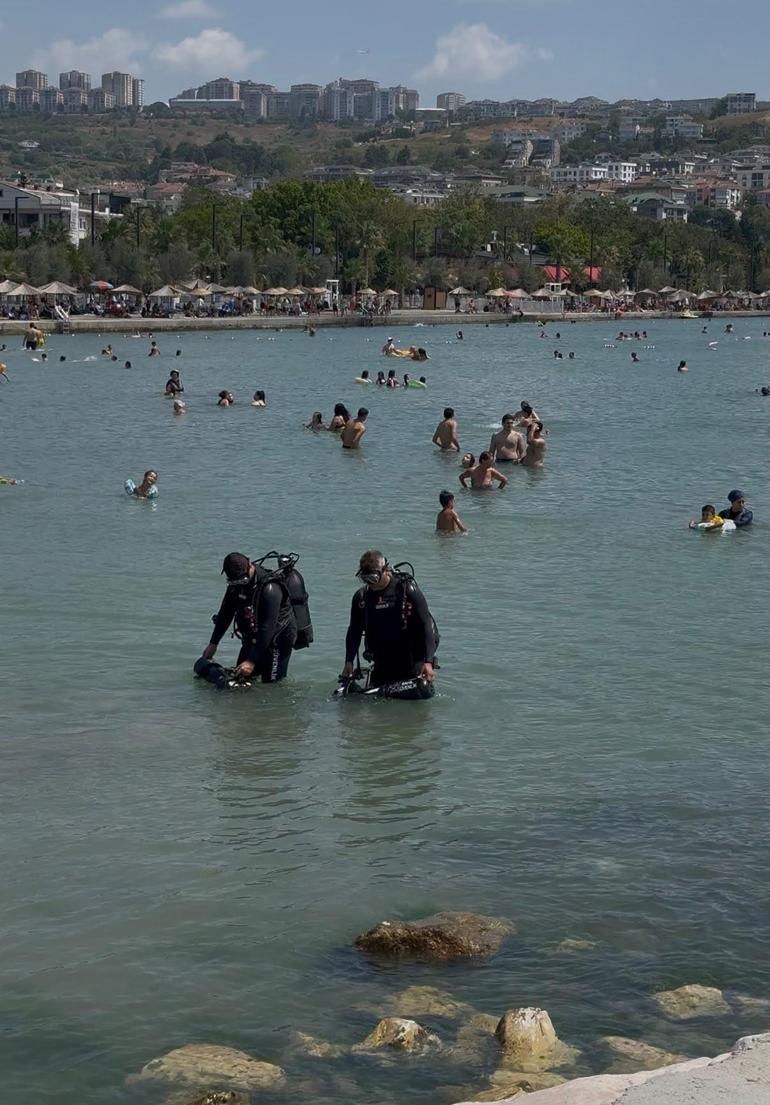 Büyükçekmecede boğulma ihbarı üzerine denizde başlatılan arama çalışmasına devam edildi
