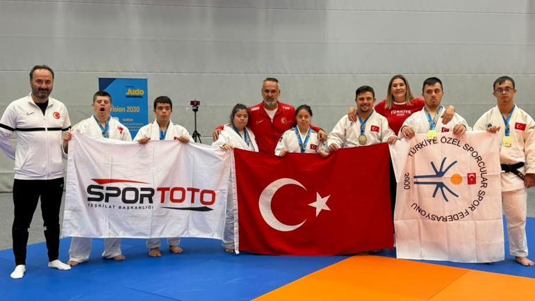 Özel Sporcular Down Judo Milli Takımı, İsveçte 7 madalya kazandı