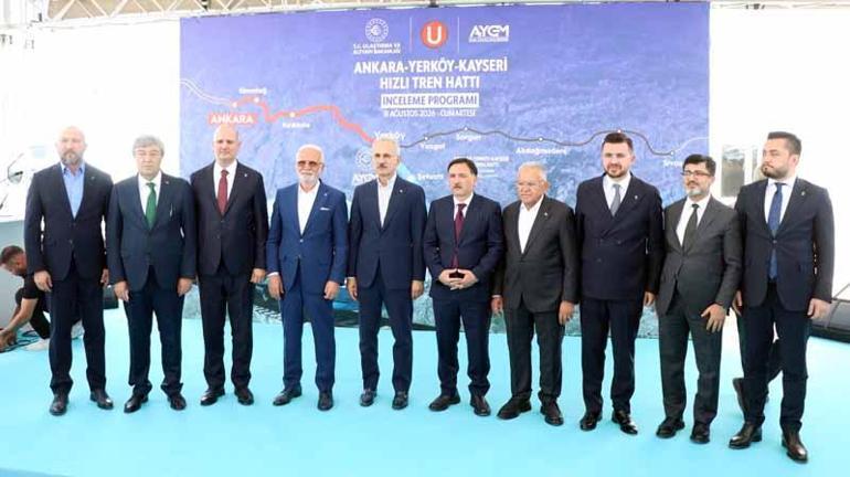 Bakan Uraloğlu: Yerköy-Kayseri YHT Hattı, Türkiye Yüzyılı’nın ulaşım vizyonunun somut bir ifadesidir