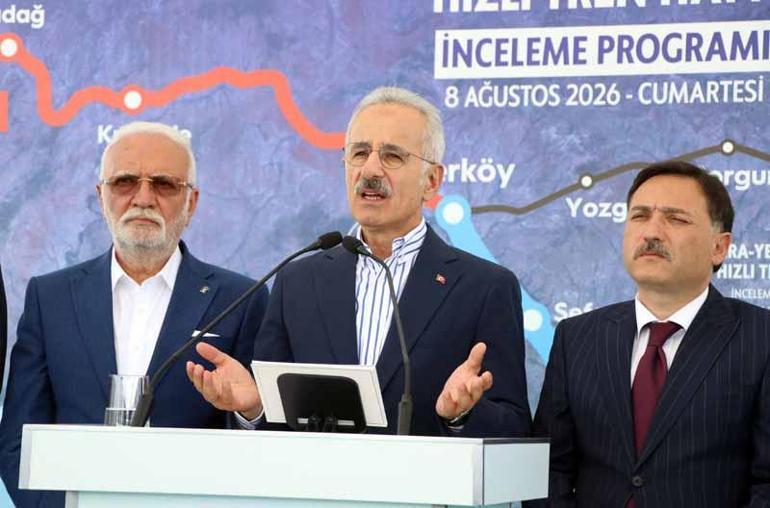 Bakan Uraloğlu: Yerköy-Kayseri YHT Hattı, Türkiye Yüzyılı’nın ulaşım vizyonunun somut bir ifadesidir