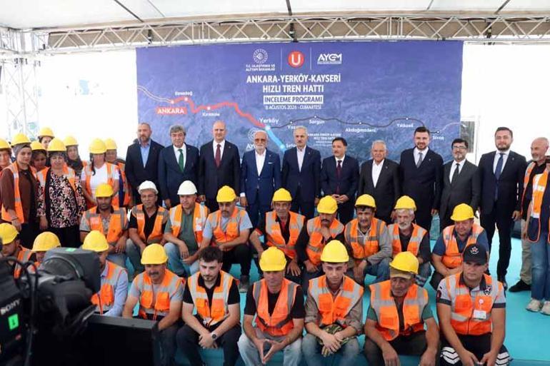 Bakan Uraloğlu: Yerköy-Kayseri YHT Hattı, Türkiye Yüzyılı’nın ulaşım vizyonunun somut bir ifadesidir