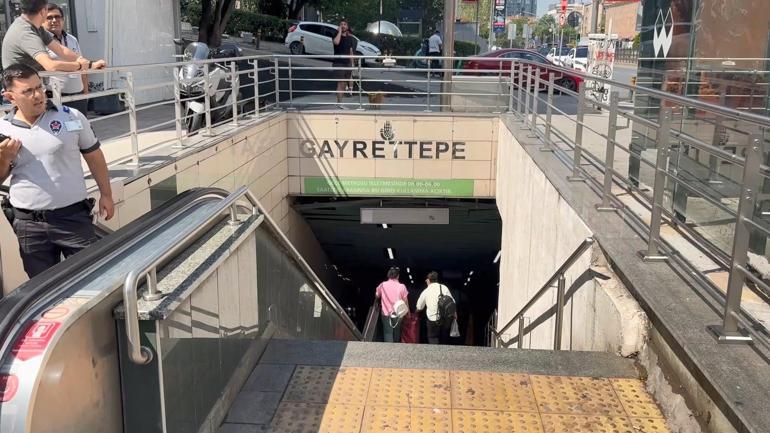 Şişli’de görme engelli Enes’in valiziyle metro raylarına düştüğü anlar kamerada