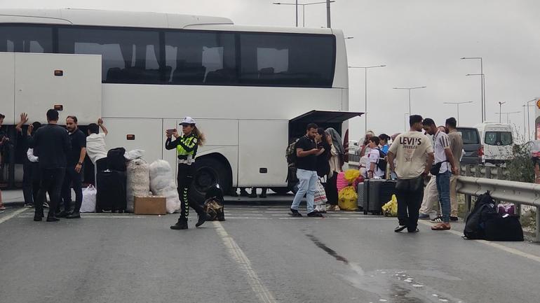 Arnavutköyde yolcu otobüsü İETT otobüsüne çarptı: 5 yaralı