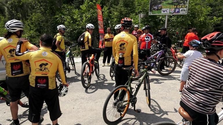 Kapadokya’nın giriş kapısı Soğanlı’da bağımlılıkla mücadele için pedal çevirdiler