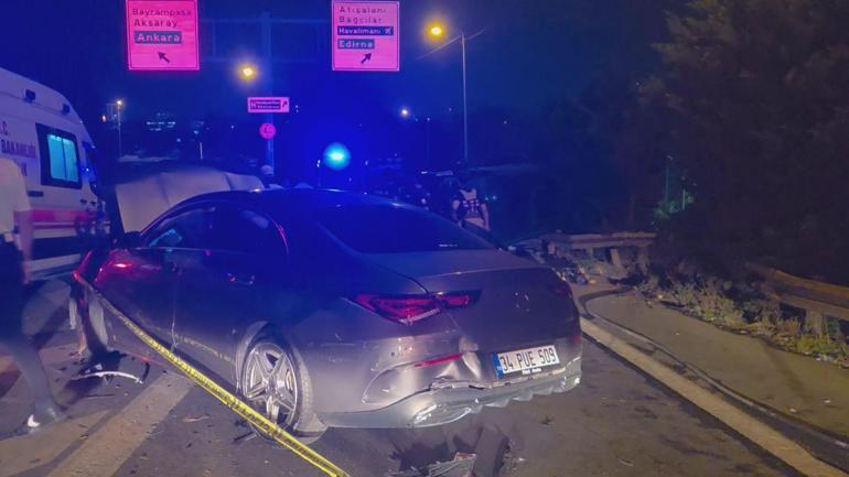 Esenlerde 3 aracın karıştığı zincirleme kaza: 1 ölü 5 yaralı