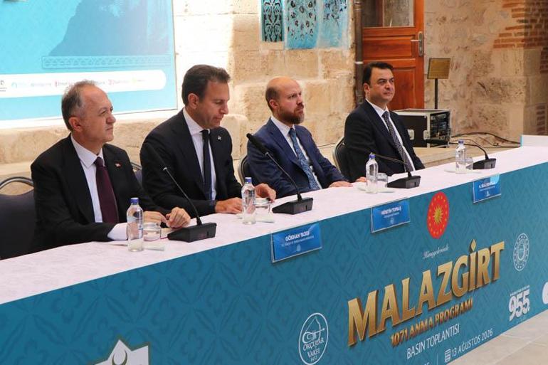 Bilal Erdoğan: Malazgirt ve Çanakkale gelecek bin yılımızın çözümlerini de önümüze koyuyor