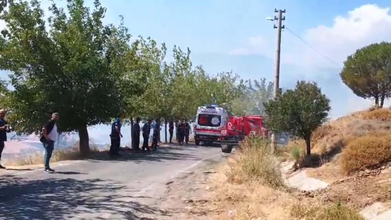 Balıkesirde orman yangını
