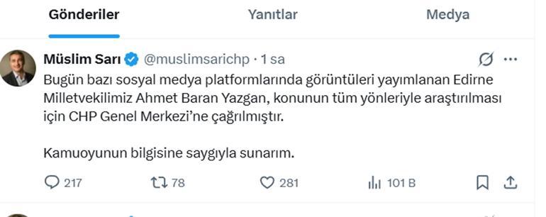 Cinsel tacizle suçladıkları CHPli vekili darbeden 3 şüpheli gözaltına alındı