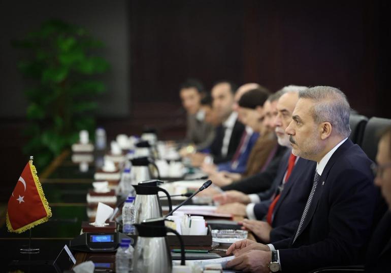 Bakan Fidan, Mısırlı mevkidaşı Abdülati ile bir araya geldi