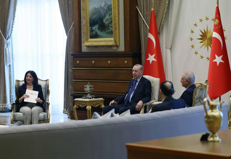Cumhurbaşkanı Erdoğan, DEM Parti İmralı heyetini kabul etti