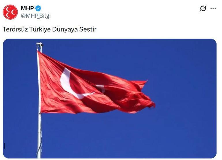 MHPden Terörsüz Türkiye türküsü
