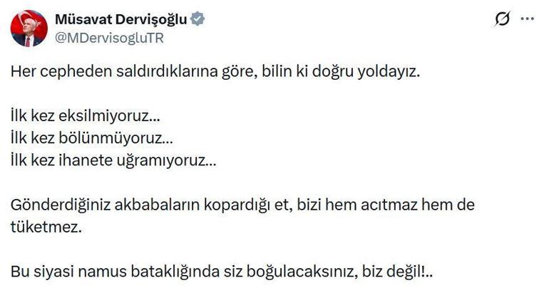 Dervişoğlu: İlk kez eksilmiyoruz