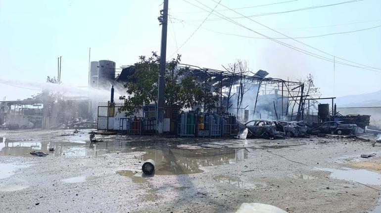 Dolum tesisinde patlama sonrası yangın: 2 ölü, 2 yaralı
