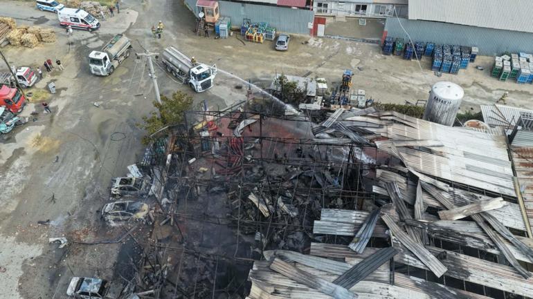 Dolum tesisinde patlama sonrası yangın: 2 ölü, 2 yaralı
