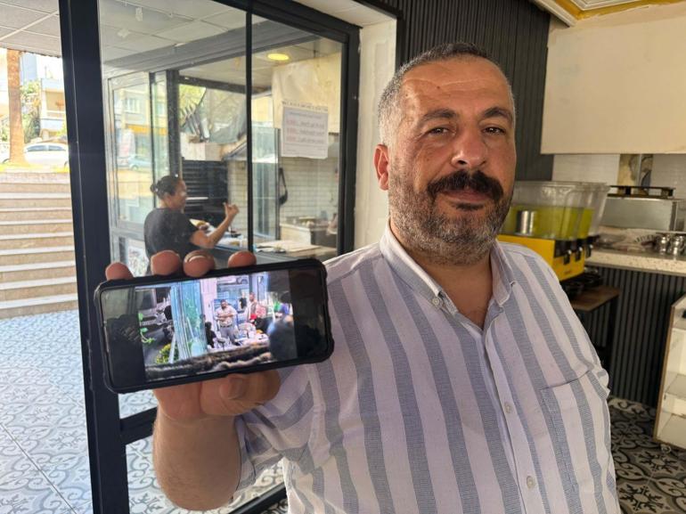 Döner yerken nefes borusuna et parçası kaçan müşterisini Heimlich manevrasıyla kurtardı
