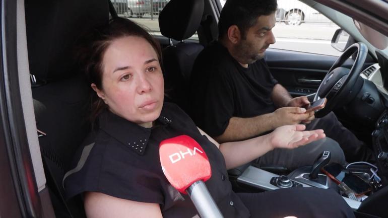 Eyüpsultanda otomobil taksiye çarptı; kaza sonrası tartışma çıktı