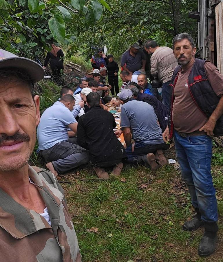 Kazada yaralandı; fındıkları imece usulüyle toplandı