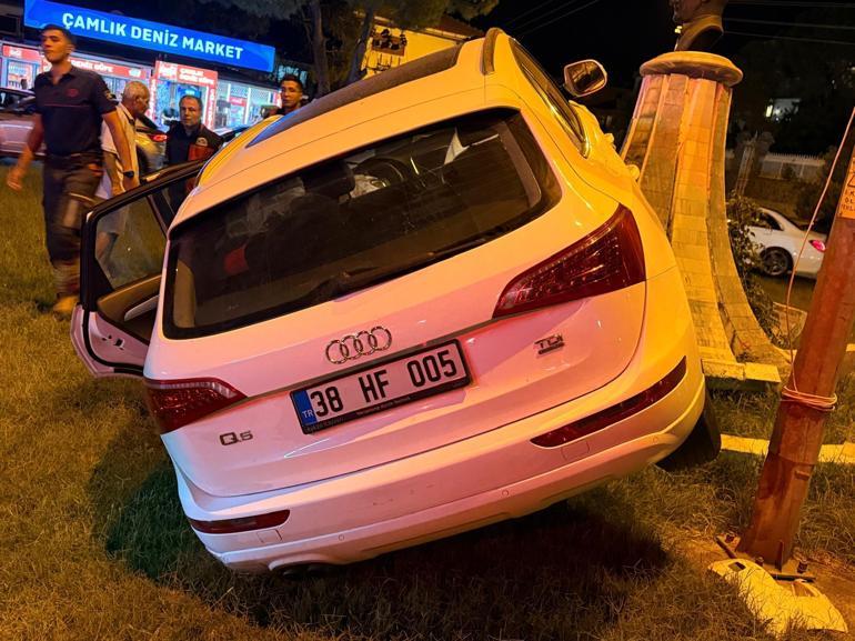 Direksiyon başında baygınlık geçiren sürücü kaza yaptı: 2 yaralı