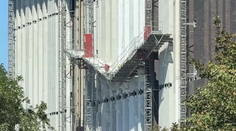 Kağıthane’de inşaat platformu çöktü; mahsur kalan 4 işçi kurtarıldı