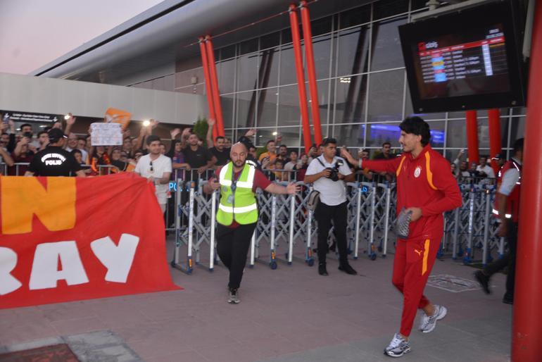 Galatasaray kafilesi Erzurumda