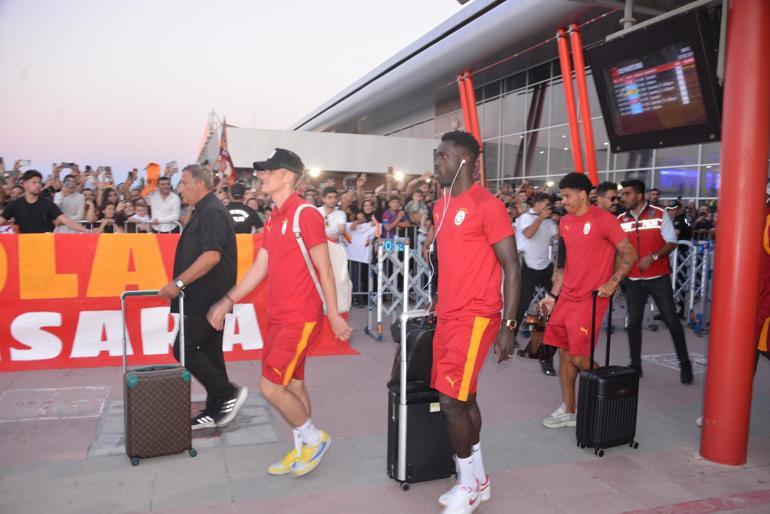 Galatasaray kafilesi Erzurumda