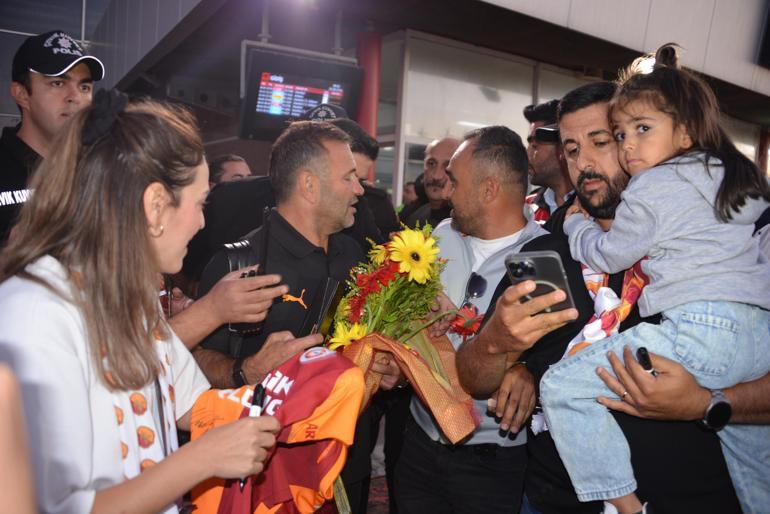 Galatasaray kafilesi Erzurumda