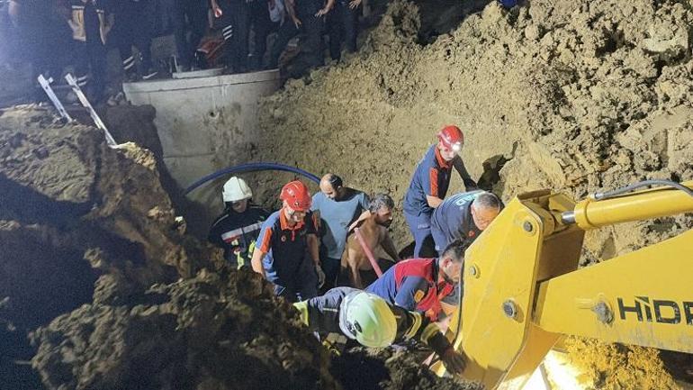 Su kuyusuna hortum bağlarken baba- oğul toprak altında kaldı