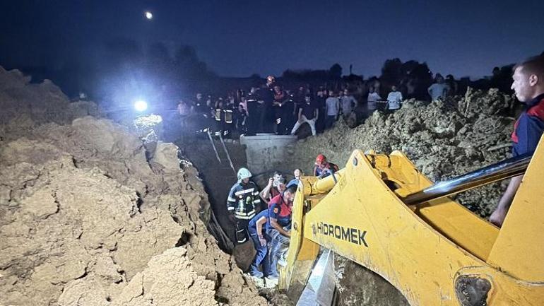 Su kuyusuna hortum bağlarken baba- oğul toprak altında kaldı