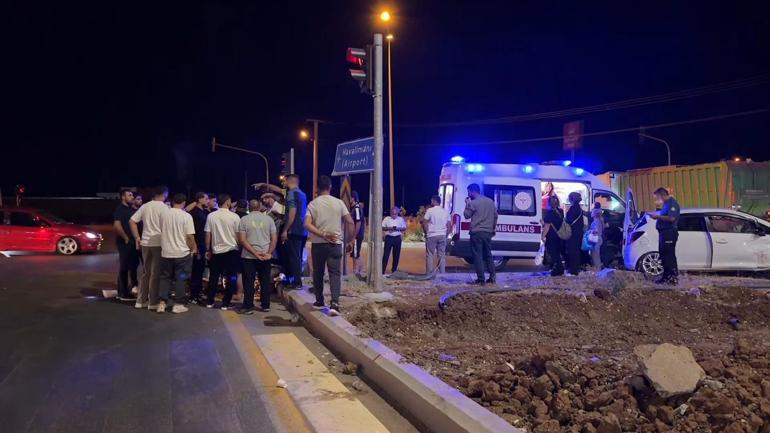 Diyarbakırda otomobiller çarpıştı: 7 yaralı