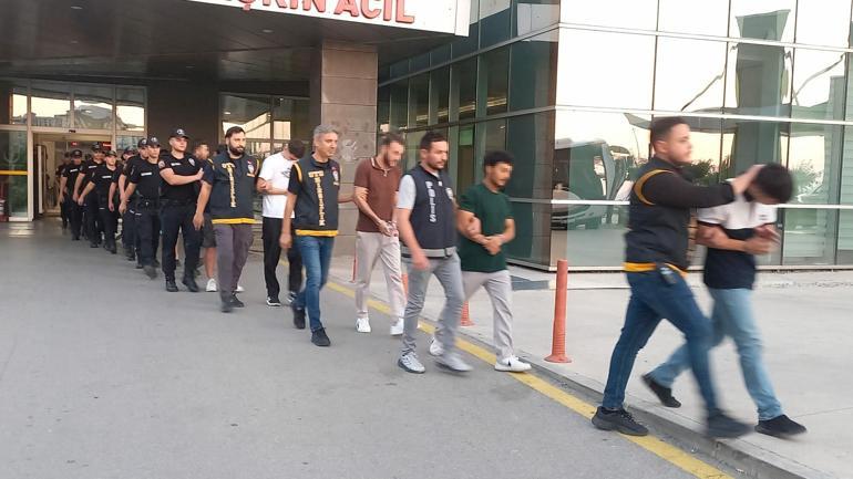 Manisa merkezli 5 ilde suç örgütü operasyonu şüphelileri adliyede
