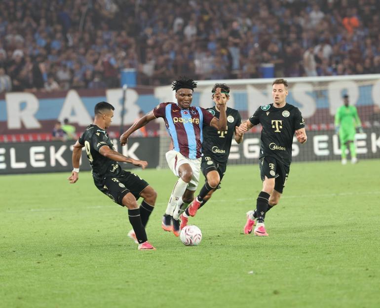 Trabzonsporun üstünlüğü skora yansımadı