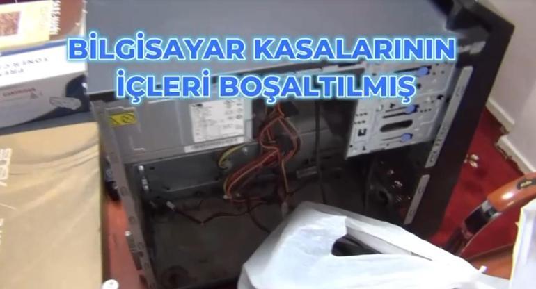 Kuytulcular, şifreli odalardaki bilgisayar kasalarını kaçırmış