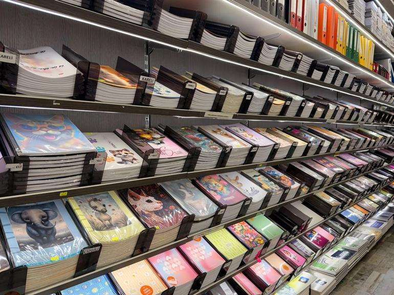 Kırtasiyelerde okula dönüş hareketliliği; çanta en az 2 bin 500 TL’ye dolacak