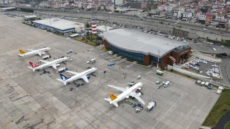 Trabzon Havalimanı’nda trafik rekoru