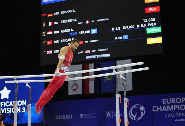 İzmirli cimnastikçi Ferhat Arıcandan Avrupada 9uncu madalya