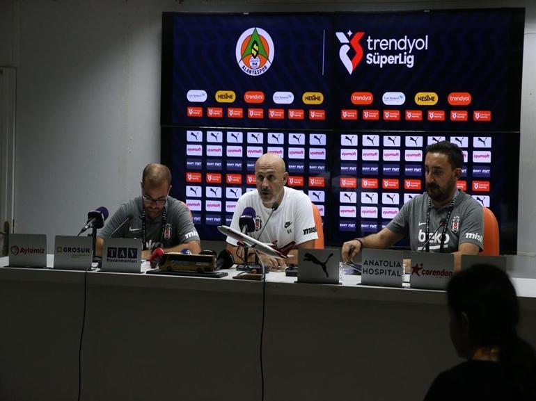 Corendon Alanyaspor - Beşiktaş maçının ardından