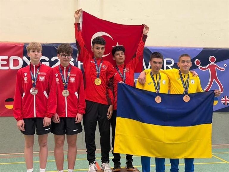 Muğlalı Sarptan masa tenisinde 4 madalya