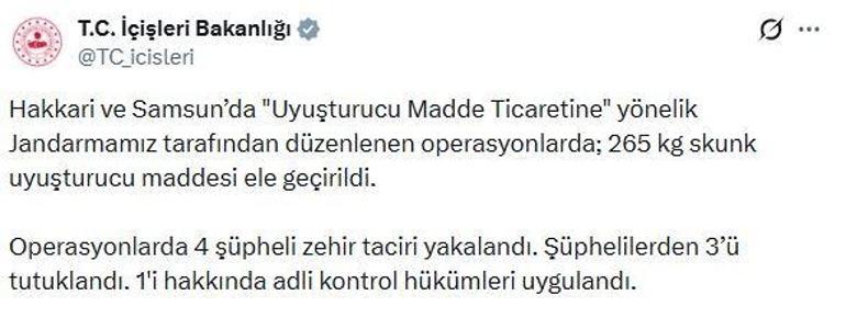 2 ilde uyuşturucu operasyonları: 3 tutuklama