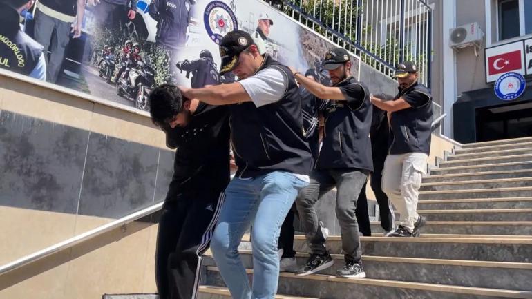 Kartalda haraç için şirkete el bombası atan şüpheliler yakalandı