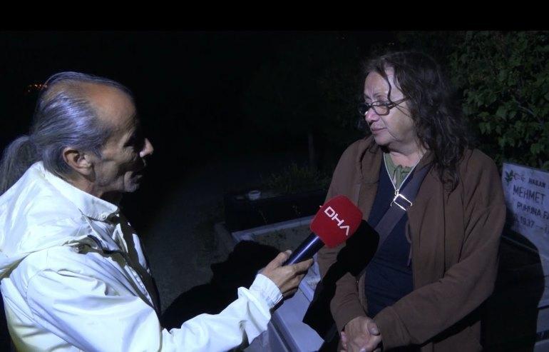 Mezarlıkta kalan kadın, belediyenin misafirhanesine yerleştirildi