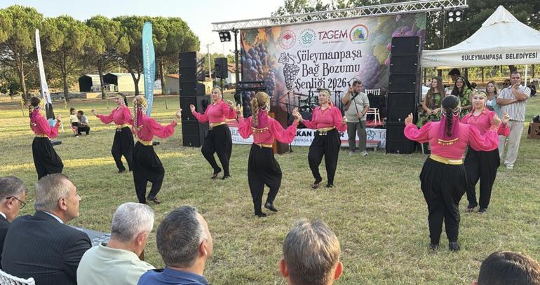 Tekirdağda Bağ Bozumu Şenliği düzenlendi